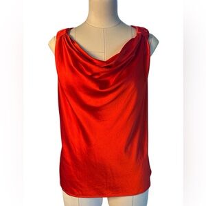 St. John silk scoop neck blouse